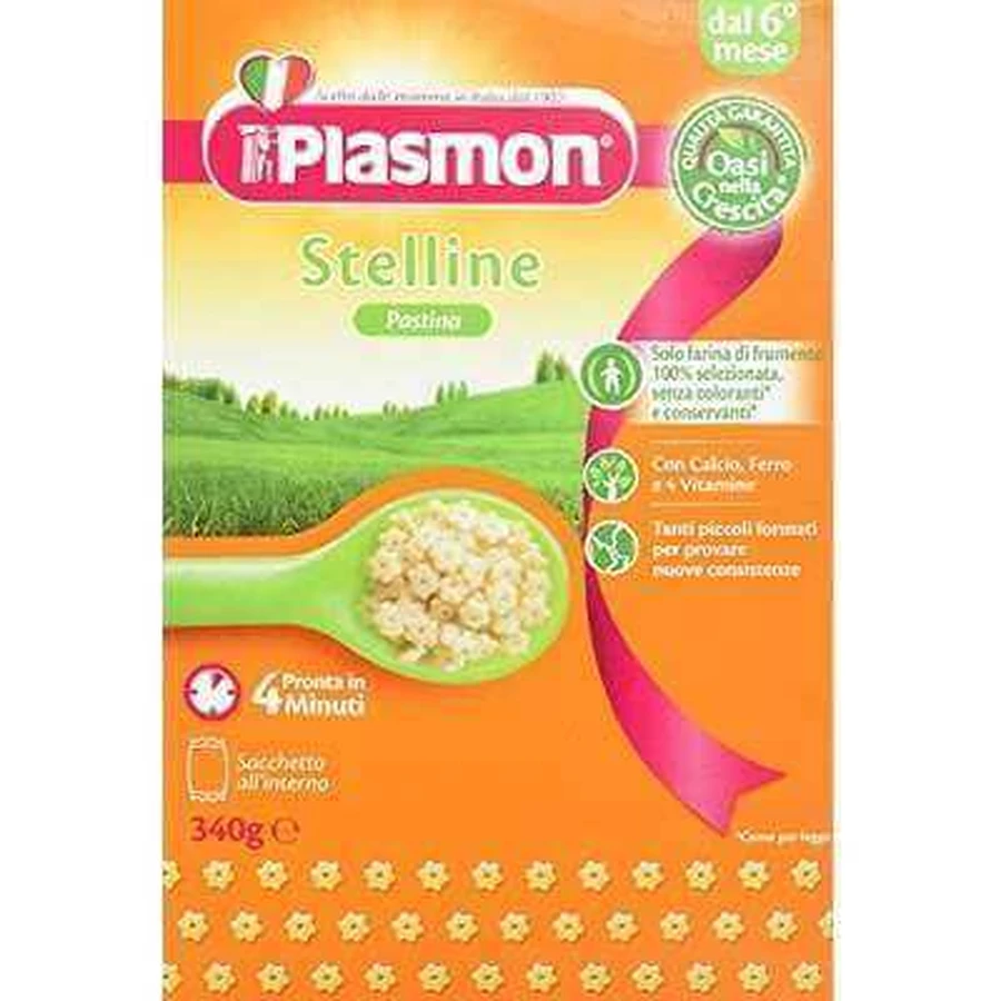 Макароны Stelline, +6 месяцев, 340 г, Plasmon: цены и характеристики