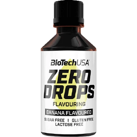 BioTech Zero Drops Банан 50 мл: ціни та характеристики