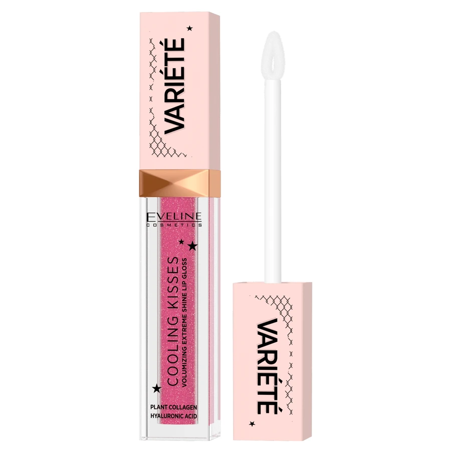 Eveline Cosmetics Variete Cooling Kiss, Блиск для губ з ефектом ходи, №06, 6,8 мл: ціни та характеристики