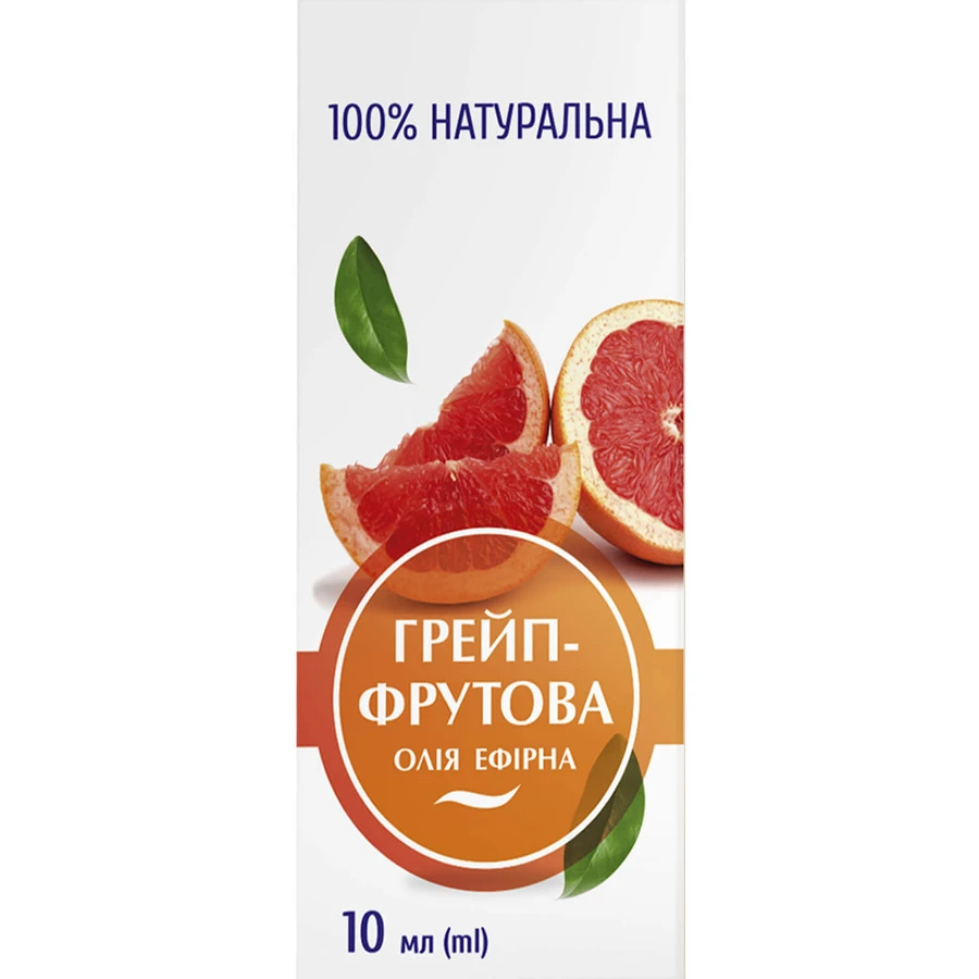 Ефірна олія Вертекс Грейпфрутова флакон 10 мл: ціни та характеристики