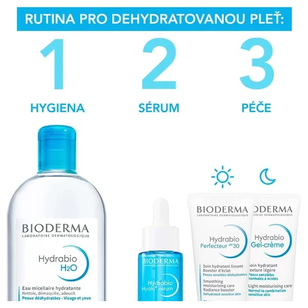 Bioderma Hydrabio H2O Міцелярна вода для зневодненої шкіри 500 мл: ціни та характеристики
