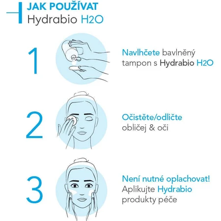 Bioderma Hydrabio H2O Міцелярна вода для зневодненої шкіри 500 мл: ціни та характеристики