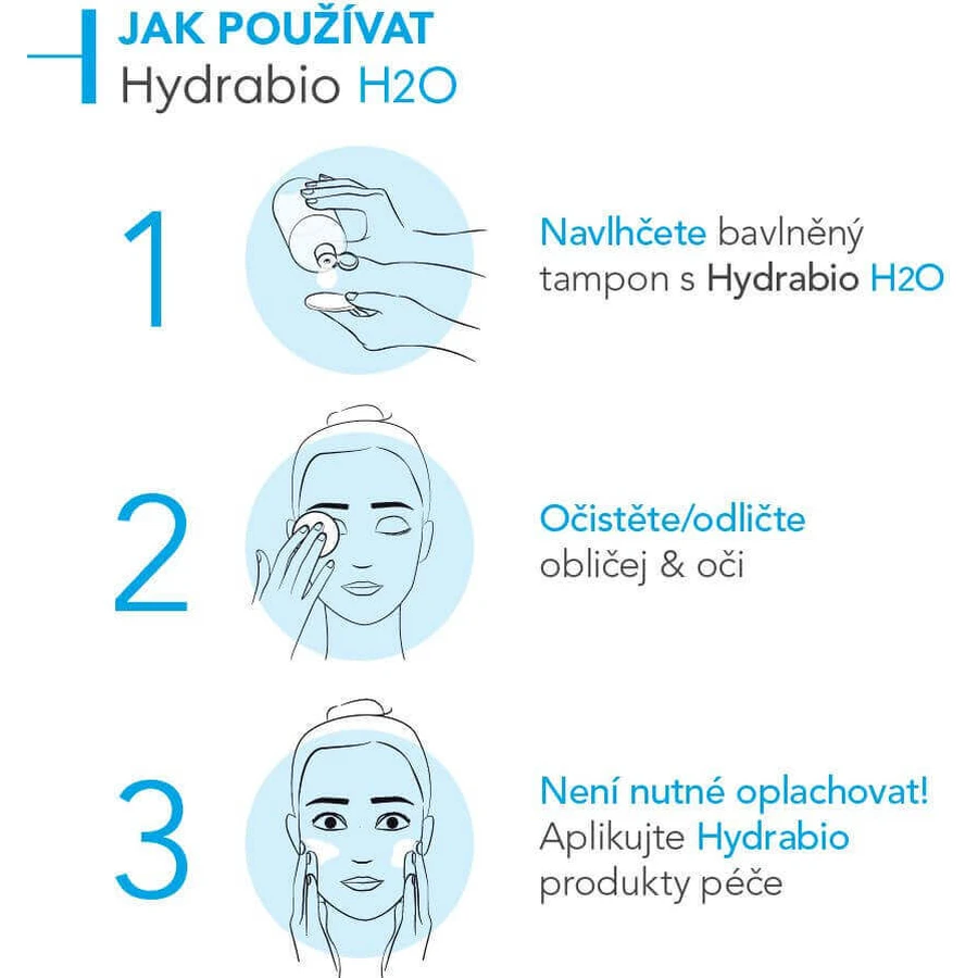Bioderma Hydrabio H2O Міцелярна вода для зневодненої шкіри 500 мл: ціни та характеристики