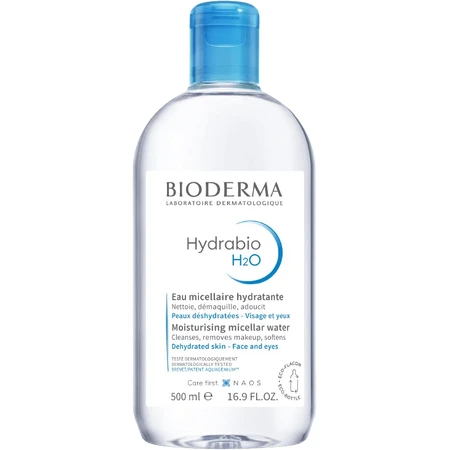 Bioderma Hydrabio H2O Міцелярна вода для зневодненої шкіри 500 мл: ціни та характеристики