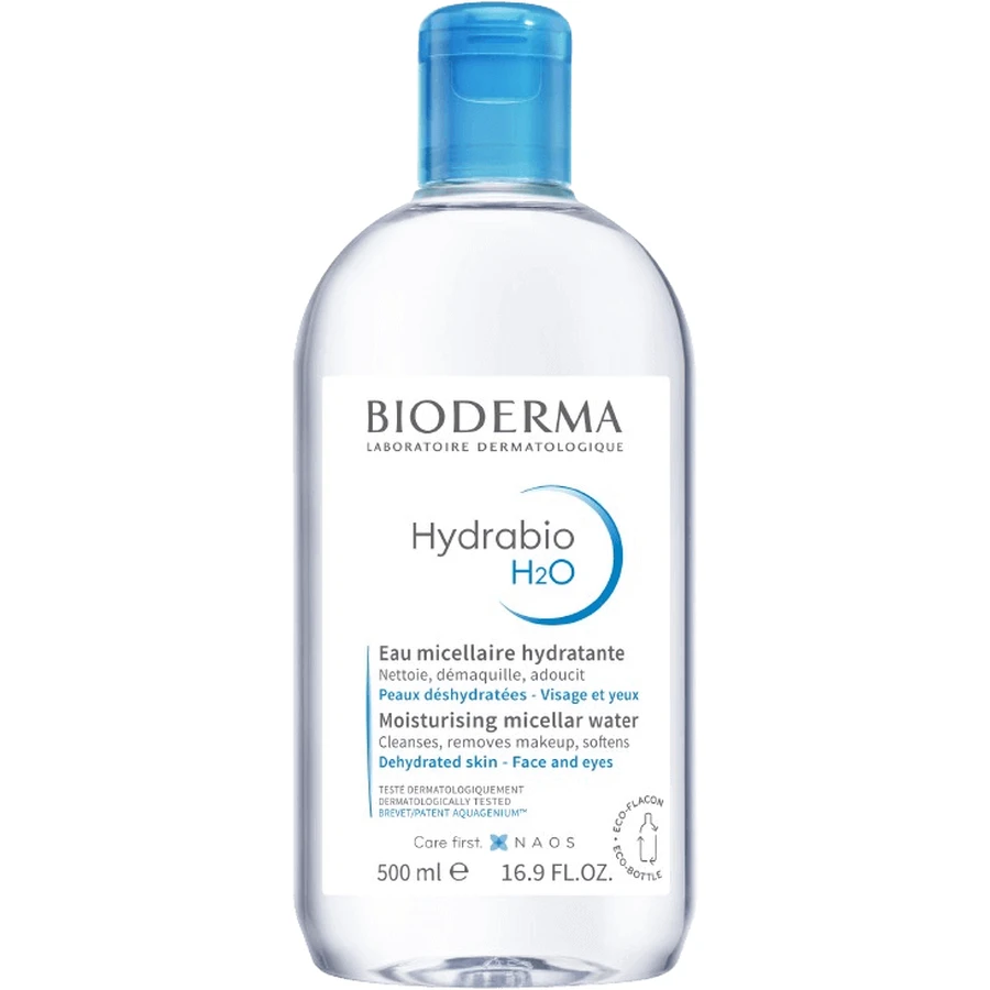Bioderma Hydrabio H2O Міцелярна вода для зневодненої шкіри 500 мл: ціни та характеристики