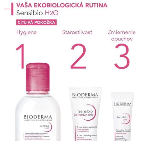 Мицеллярная вода Bioderma Sensibio H2O для чувствительной кожи 100 мл: цены и характеристики