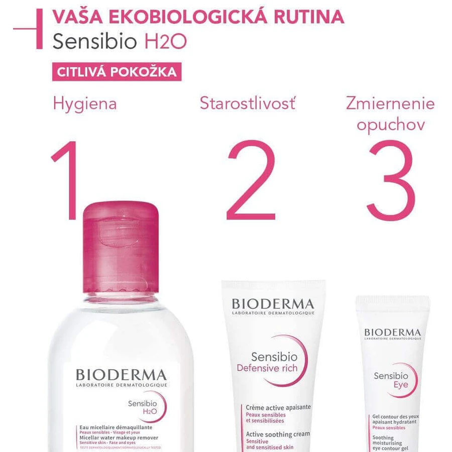 Мицеллярная вода Bioderma Sensibio H2O для чувствительной кожи 100 мл: цены и характеристики