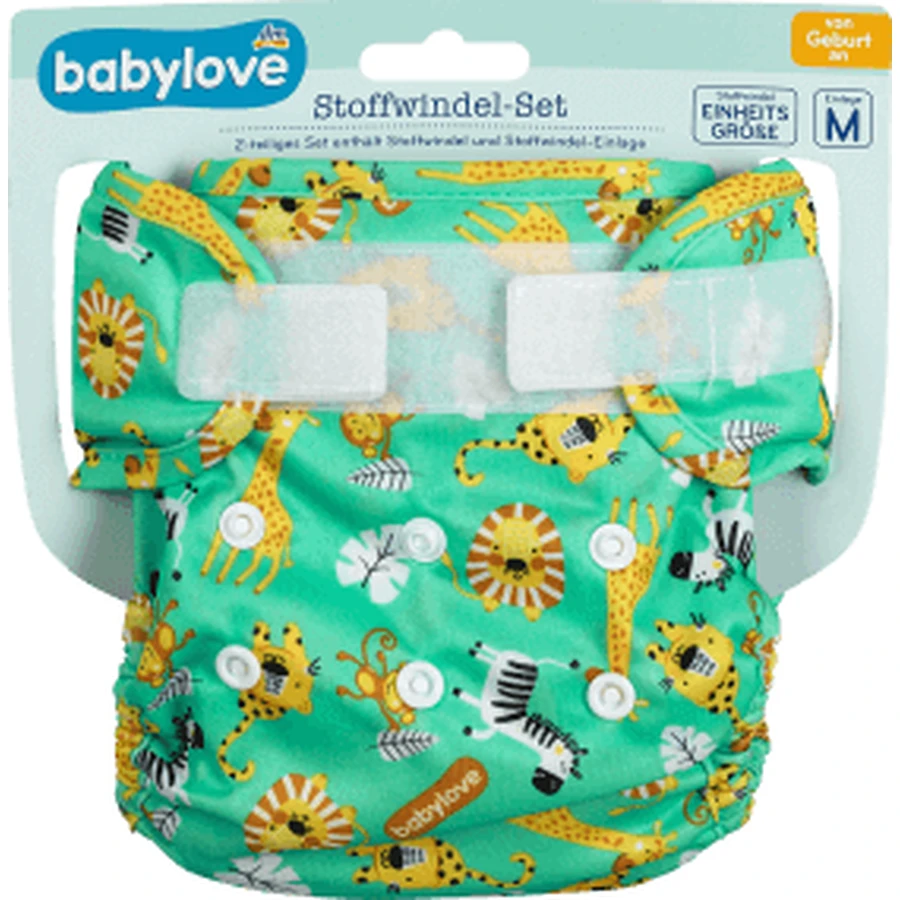 Підгузок Babylove з тканинною вставкою, 1 шт.: ціни та характеристики