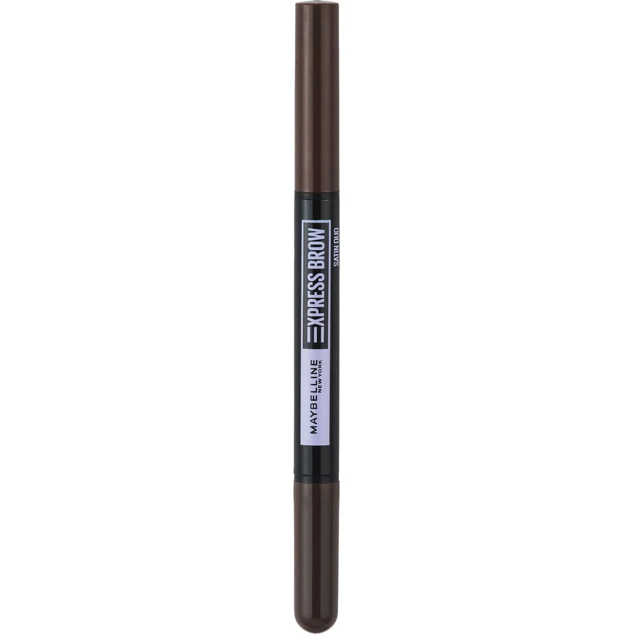 Maybelline New York NY Express Brow Satin Duo 04 Темно-коричневий олівець і пудра для обох дуетів: ціни та характеристики