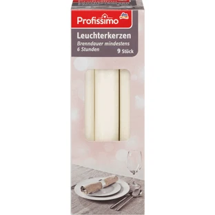 Канделябры Profissimo, орех шампань, 180/21,5 мм, 9 штук