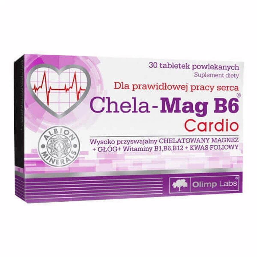 Olimp Chela-Mag B6 Cardio, 30 таблеток: цены и характеристики