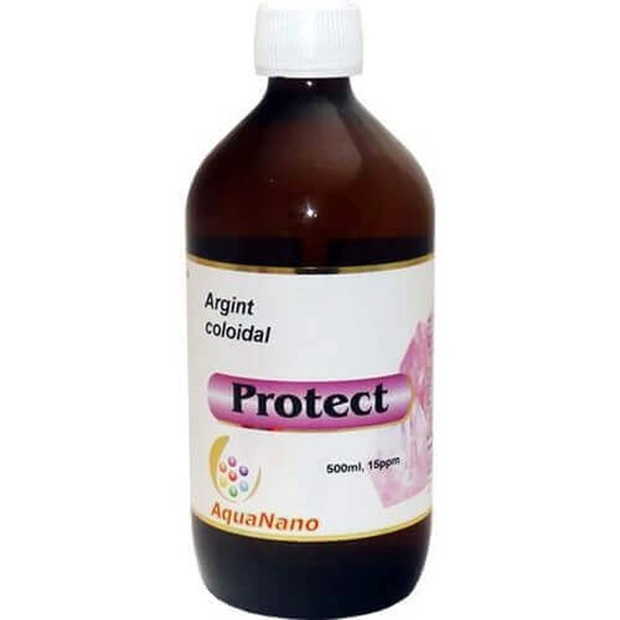 Коллоидное серебро Protect 15 ppm AquaNano, 500 мл, Sc Aghoras Invent: цены и характеристики