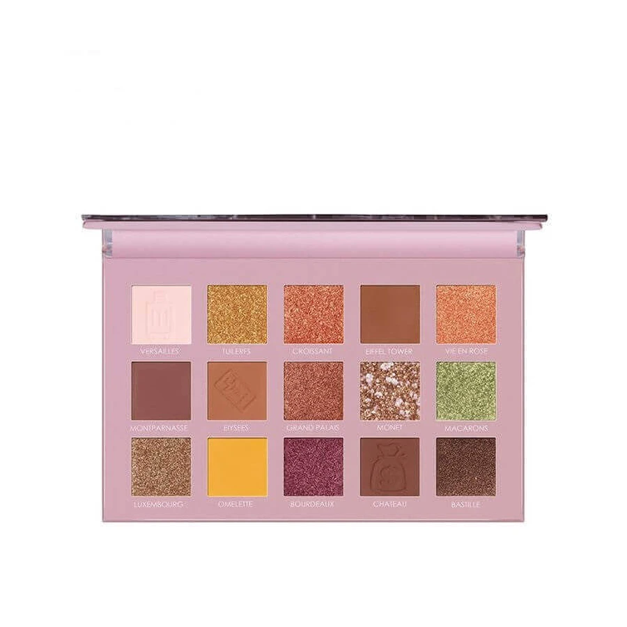 Набір тіней для повік Focallure Go Travel Eyeshadow Go Travel Eyeshadow з 15 предметів, #1 Hi Paris: ціни та характеристики