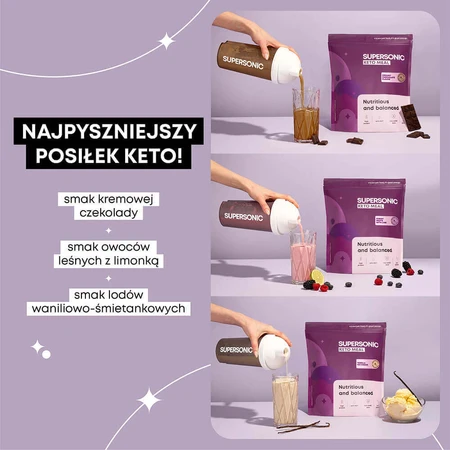 Суперзвуковий кето-шрот Posiek, зі смаком фруктів з лаймом, 80 г: ціни та характеристики