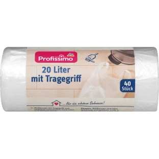 Profissimo Многоразовые пакеты с ручкой 20 л, 40 шт.