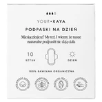 Your KAYA, органические ватные диски, с крылышками, на день, 10 штук УПАКОВКА БРОКЕН: цены и характеристики