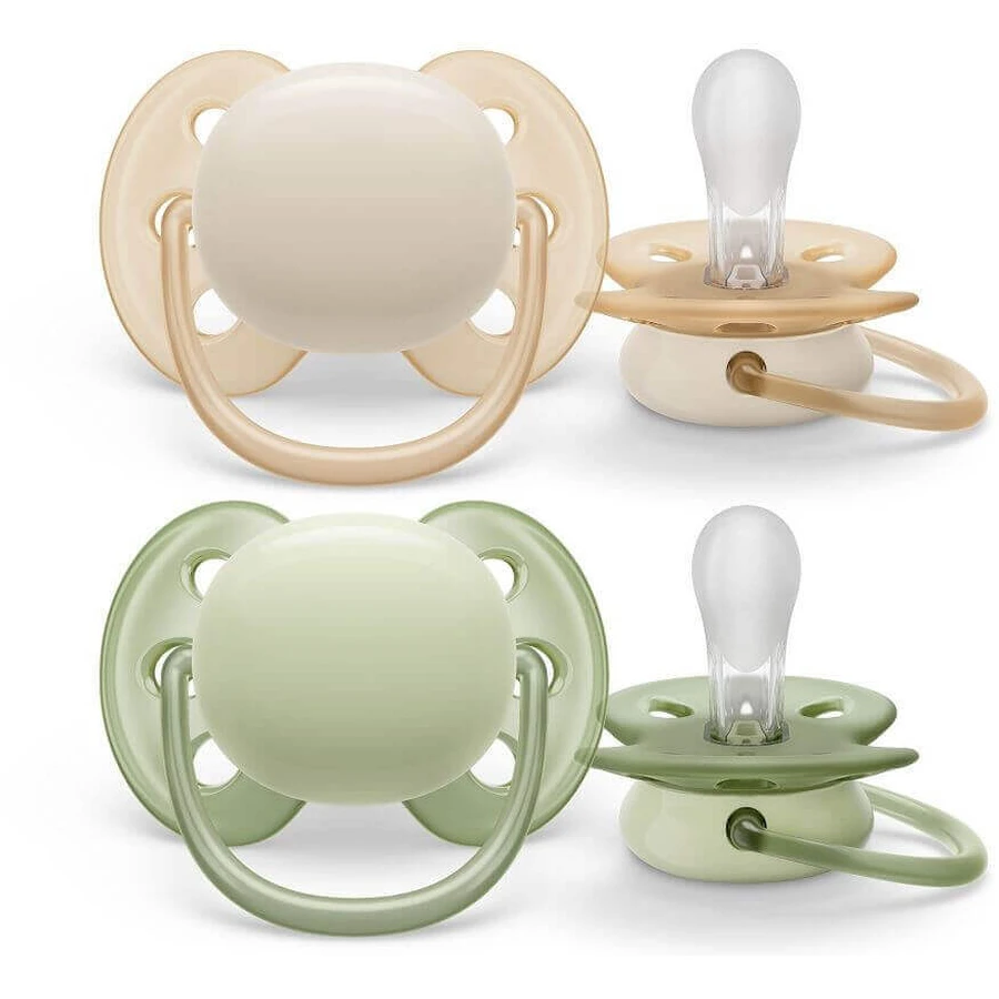 Philips Avent Ultrasoft Premium Neutral Соска-пустушка 0-6 м для хлопчиків 2 шт.: ціни та характеристики
