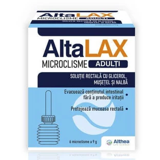 Микроклизмы Althea AltaLAX для взрослых, 6 штук