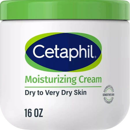 Крем для обличчя та тіла Cetaphil Moisturizing Cream зволожуючий для сухої та чутливої шкіри, 453 г : ціни та характеристики