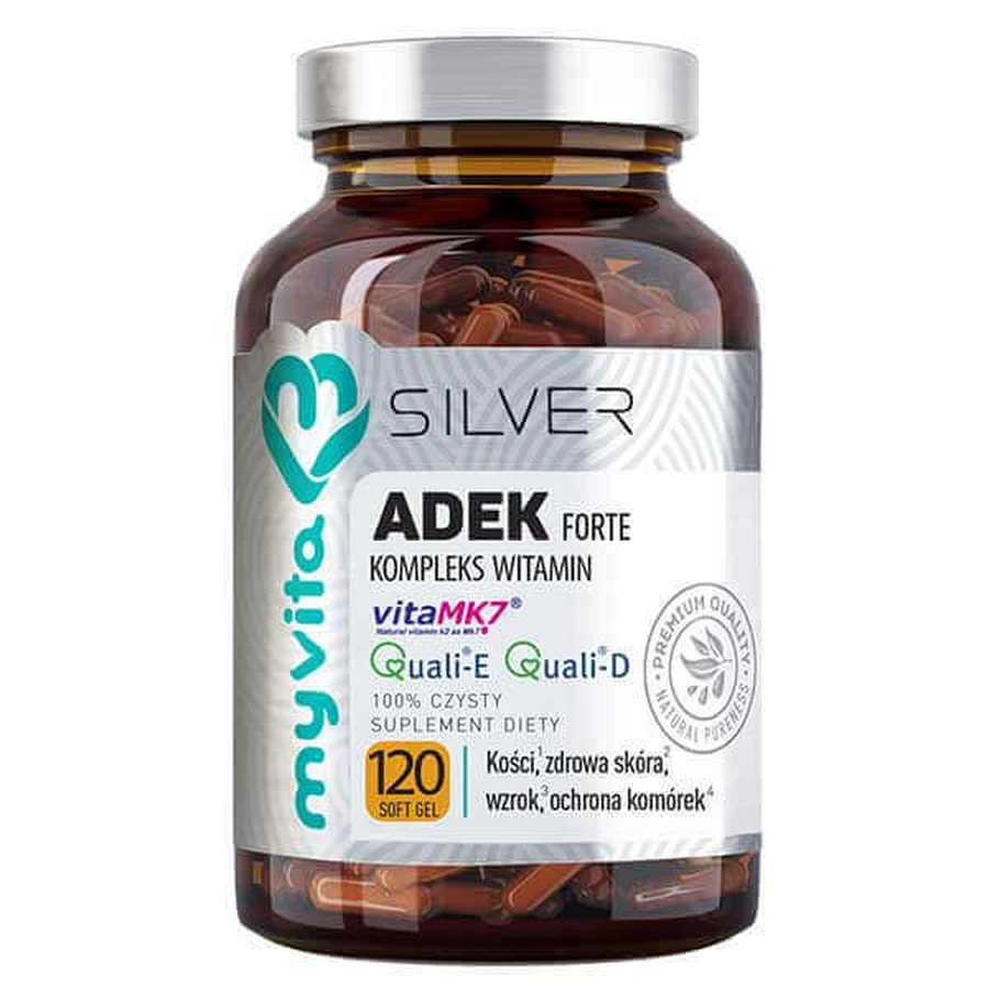 MyVita Silver ADEK Forte, 120 капсул: цены и характеристики