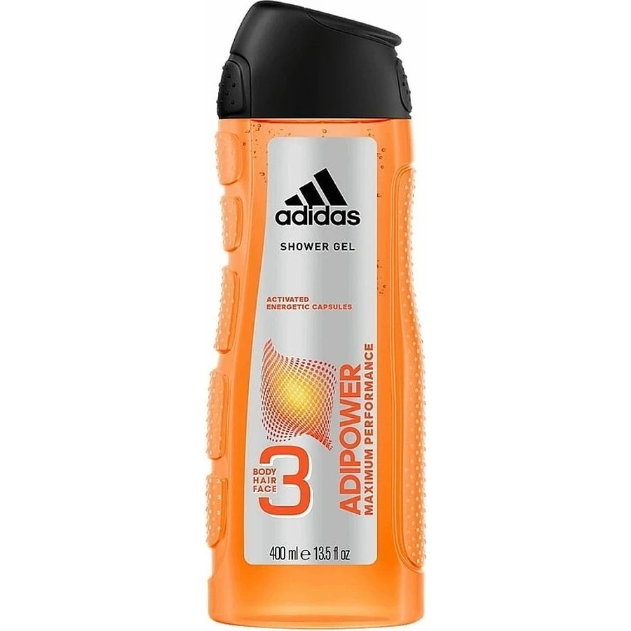 Гель для душу Adidas Adipower 1×400 мл, для чоловіків: ціни та характеристики