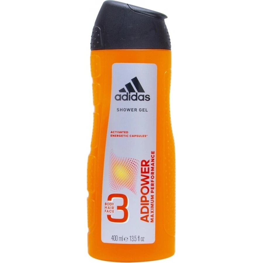 Гель для душу Adidas Adipower 1×400 мл, для чоловіків: ціни та характеристики