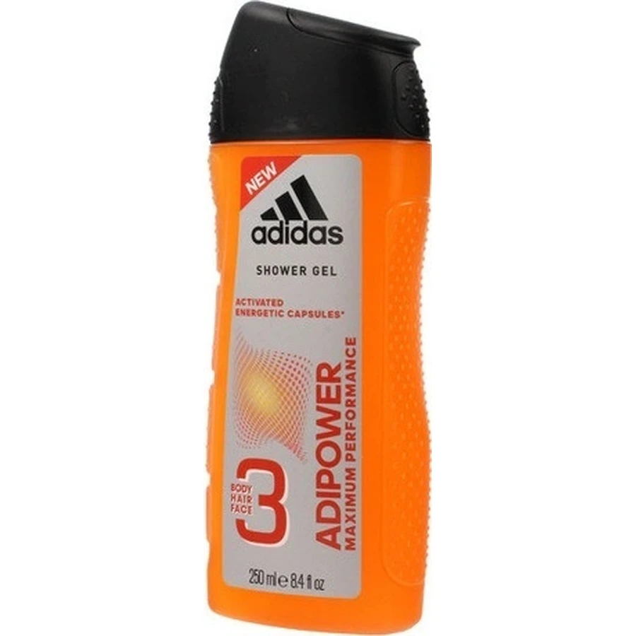Гель для душу Adidas Adipower 1×400 мл, для чоловіків: ціни та характеристики
