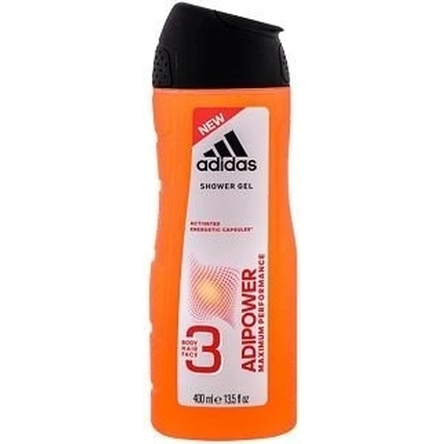 Гель для душу Adidas Adipower 1×400 мл, для чоловіків: ціни та характеристики