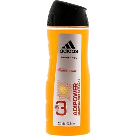Гель для душу Adidas Adipower 1×400 мл, для чоловіків: ціни та характеристики