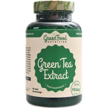 GreenFood Nutrition Экстракт зеленого чая 1×90 капс, пищевая добавка: цены и характеристики