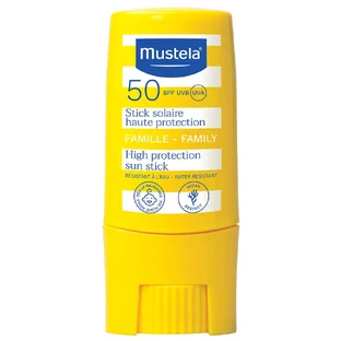 Сонцезахисний стік Mustela High Protection Sun Family SPF 50, від народження, 9 мл