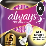 Always Platinum secure Night экстра гигиенические подгузники с крылышками волка 8 шт