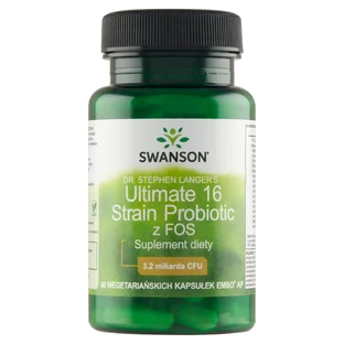 Пробіотик Swanson Ultimate 16 Strain Probiotic, 60 капсул
