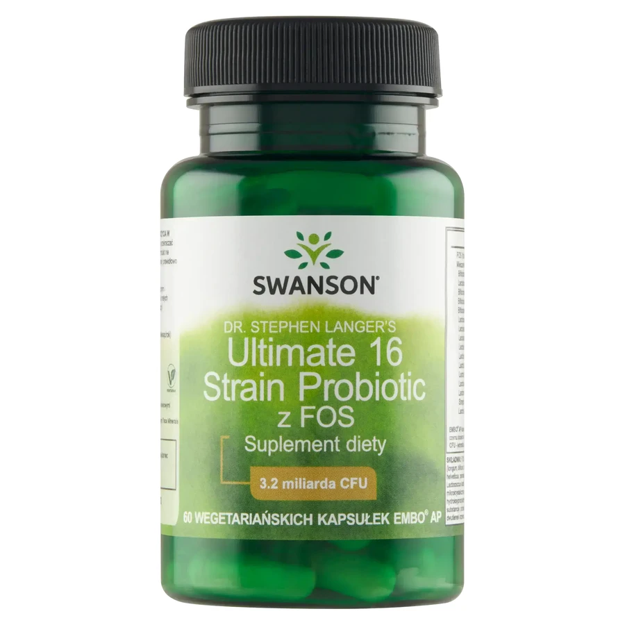 Пробіотик Swanson Ultimate 16 Strain Probiotic, 60 капсул: ціни та характеристики