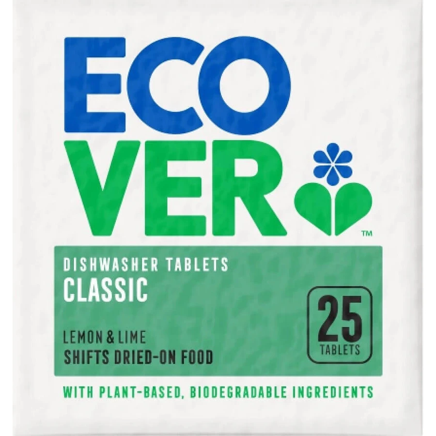 Таблетки для посудомийної машини ECOVER 1х25 шт, таблетки для посудомийної машини: ціни та характеристики
