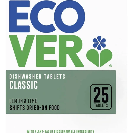 Таблетки для посудомийної машини ECOVER 1х25 шт, таблетки для посудомийної машини: ціни та характеристики