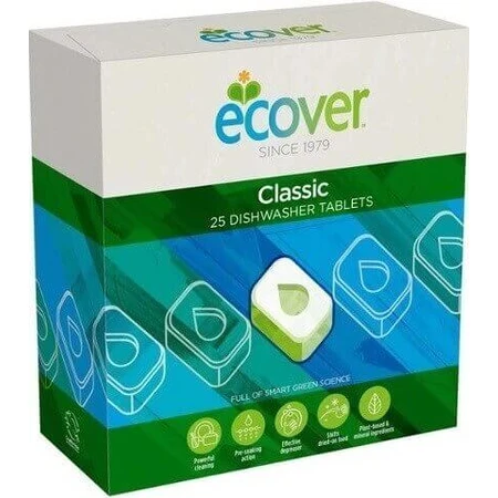 Таблетки для посудомийної машини ECOVER 1х25 шт, таблетки для посудомийної машини: ціни та характеристики