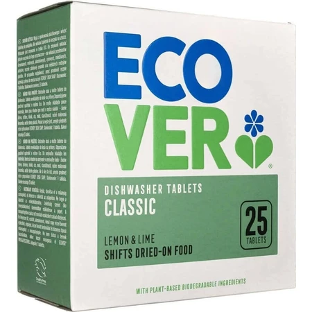 Таблетки для посудомийної машини ECOVER 1х25 шт, таблетки для посудомийної машини: ціни та характеристики