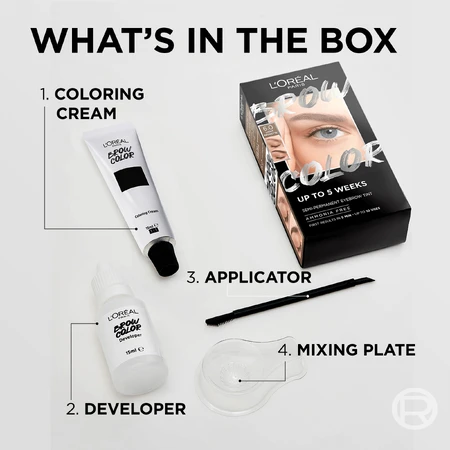 L'Oréal Paris Brow Color 5.0 Brunette Напівстійка перманентна фарба для брів L'Oréal Paris: ціни та характеристики
