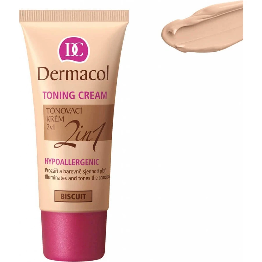 DERMACOL тонирующий крем 2в1 оттенок: BISCUIT 1×30 мл, тонирующий крем 2в1: цены и характеристики