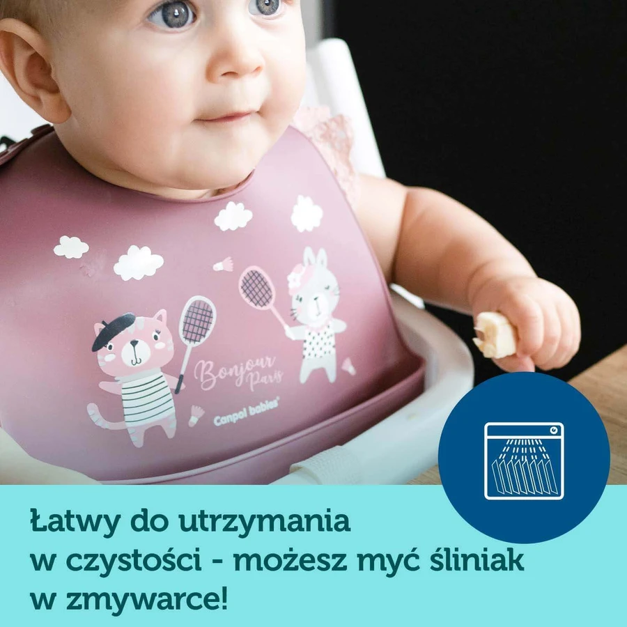 Canpol Babies силиконовый вкладыш с карманом Bonjour Paris Beowy, 1 шт.: цены и характеристики