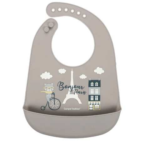 Canpol Babies силиконовый вкладыш с карманом Bonjour Paris Beowy, 1 шт.: цены и характеристики