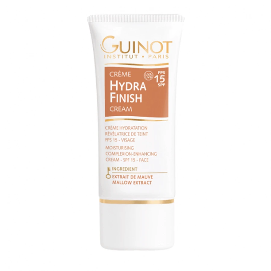 Крем для обличчя Guinot Hydra Finish Cream SPF 15 з ефектом зволоження та захистом від ультрафіолету 30мл: ціни та характеристики