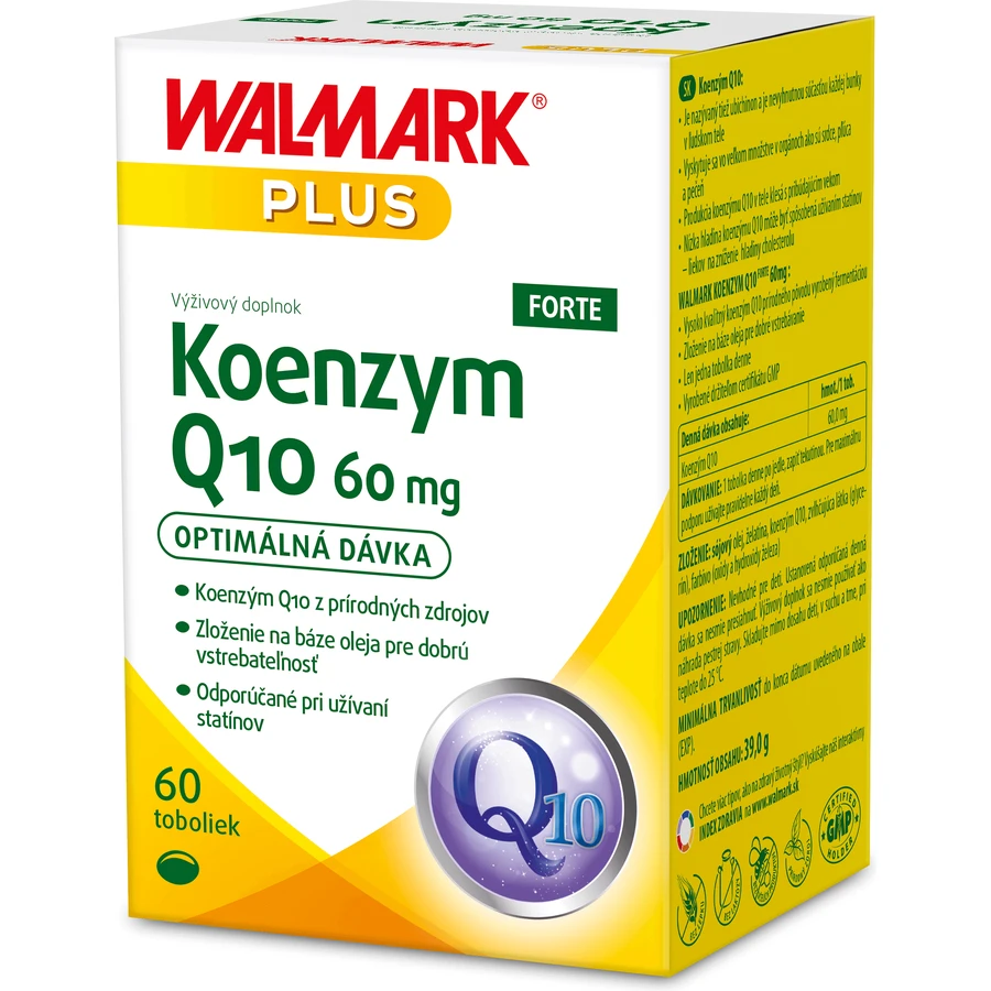 Walmark Коензим Q10 FORTE 60 мг 60 капсул: ціни та характеристики