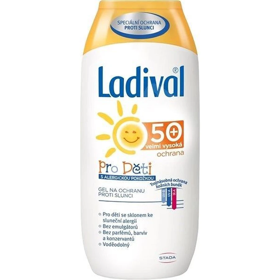 Сонцезахисний гель Ladival ДЛЯ ДІТЕЙ АЛЕРГІЯ SPF 50+ 200 мл: ціни та характеристики