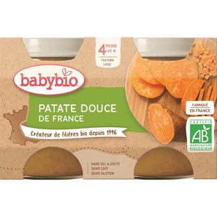 Babybio Пюре из сладкого картофеля 2 x 130 г