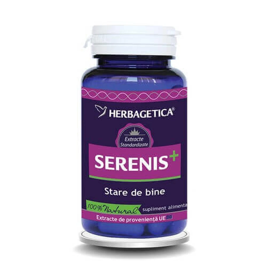 Serenis+, 60 капсул, Herbagetica: ціни та характеристики