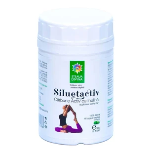 Siluetactiv, активоване вугілля з інуліном, 60 капсул, Божественна зірка