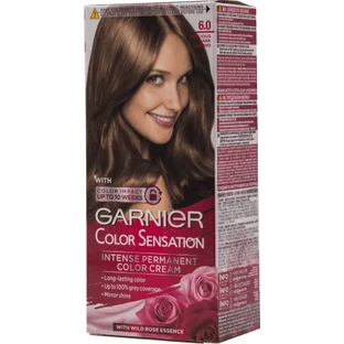 Garnier Colour Sensation Перманентная краска для волос 6.0 Светлый блондин, 1 шт.