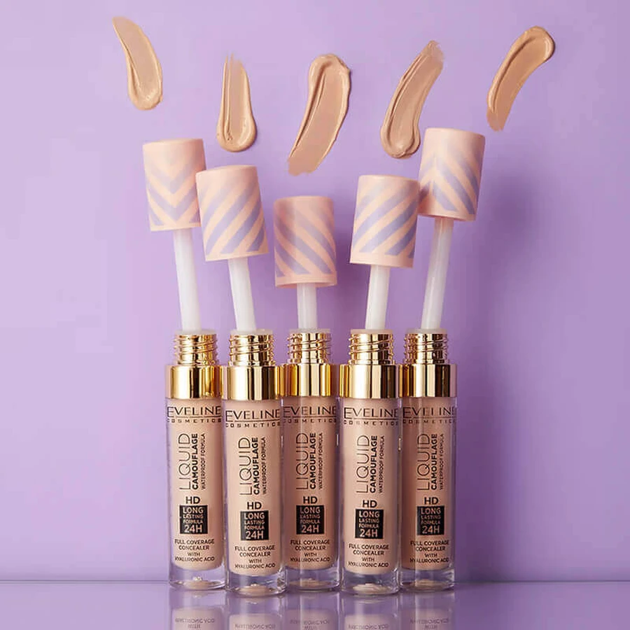 Eveline Cosmetics Liquid Camuflage Водостойкий консилер с гиалуроновой кислотой 05 Light Sand, 7,5 мл: цены и характеристики
